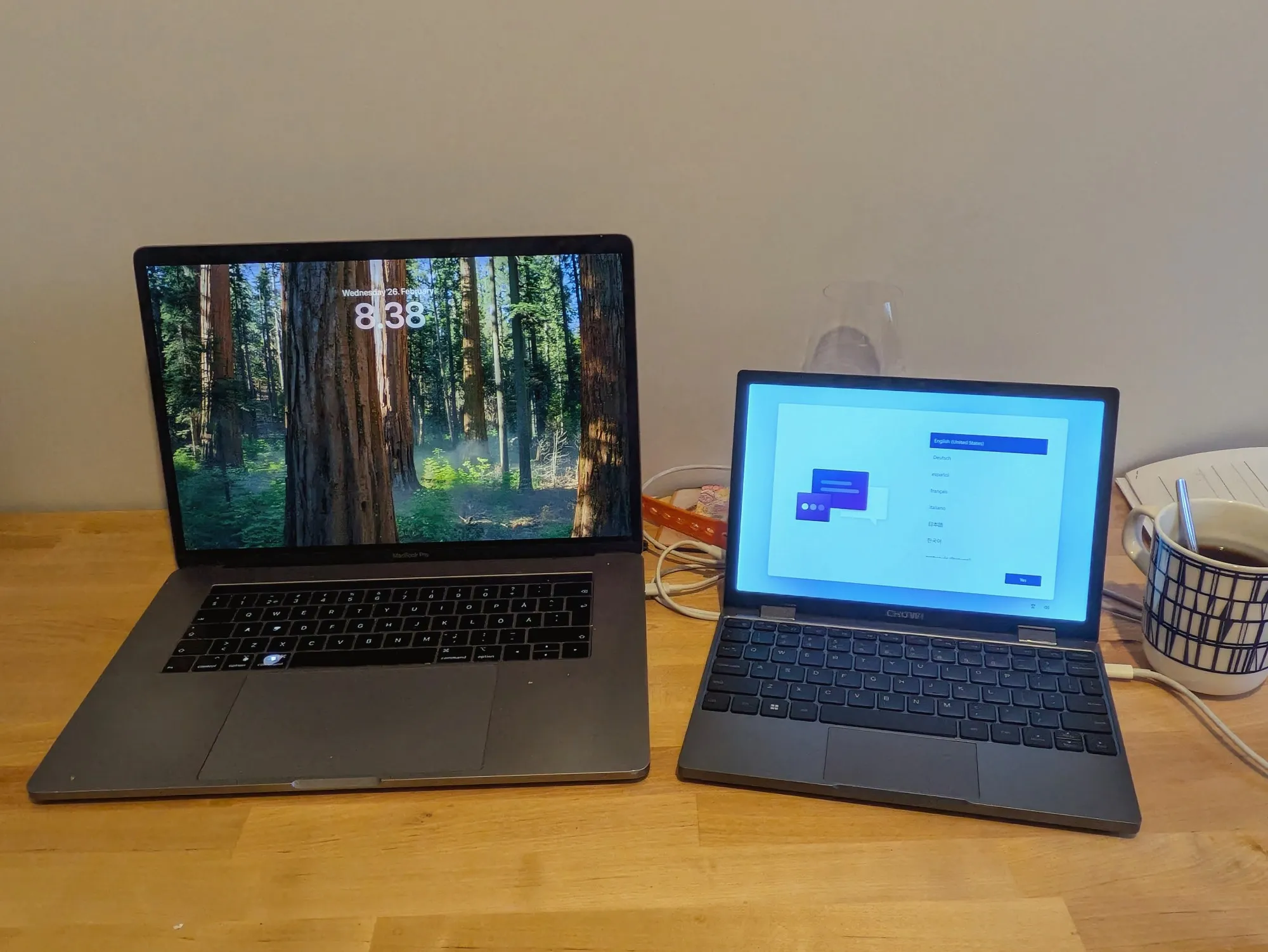 Two laptops
